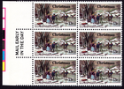 Scott #1702 Christmas Winter Pastime Mail Early Block of 6 Stamps - MNH