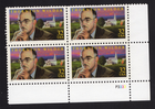 Scott #3134 Literary Arts Thornton Wilder Plate Block of 4 Stamps MNH P#P3333 LR