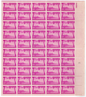 Scott #c46 5 Hawaii Diamond Head Airmail Sheet of 50 Stamps - MNH P#24592 UR