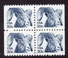 Scott #1949 Bighorn Sheep Block of 4 Stamps - MNH