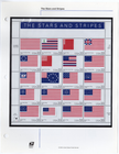 Scott #3403 The Stars And Stripes Sheet of 20 Flag Stamps - MNH Stamp Club Page