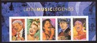 Scottt #4501a (4497) Latin Music Legends Title Strip of 5 Stamps - MNH