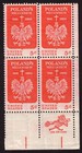 Scott #1313 Poland Zip Block of 4 Stamps - MNH