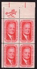 Scott #1269 Herbert Hoover Zip Block of 4 Stamps - MNH