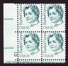 Scott #1857 Rachel Carson Plate Block of 4 Stamps - MNH P#13 LL