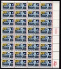 Scott #c76 First Man on the Moon Airmail Sheet of 32 Stamps - MNH Tag Variant