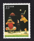 Scott #3402 Youth Sports Baseball Single Stamp - MNH