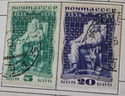 Stamp Russia 1934 #536 & 539 used