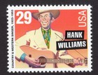 Scott #2723A Hank Williams Plate # Single Stamp - MNH PC#1 Damaged
