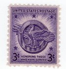 Scott #940 WW2 Veterans Honorable Discharge Single Stamp - MNH VF