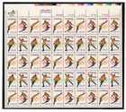 Scott #1698a (1695-98) Winter Olympics 1976 Sheet of 50 Stamps - MNH UR in mount