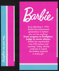 Scott #6115 Barbie Title & Description You Can Be Anything NO Stamps Peel Off