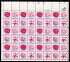 Scott #1879a (1876-79) Flowers Full Sheet of 48 Stamps - MNH UL