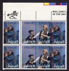 Scott #1631a Spirit of '76 Zip Block of 8 Stamps - MNH UL