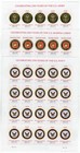 USPS US Navy Marines Army 250th Anniversary Sheet of 20 Forever Stamps - MNH