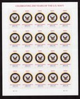 Scott #6012 US Navy 250th Anniversary Sheet of 20 Forever Stamps - MNH