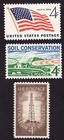Scott #1132 1133 1134 Flag & Soil Conservation & Petroleum Single Stamp - MNH