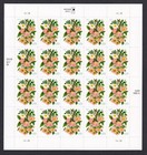 Scott #3837 Pink Roses Bouquet Sheet of 20 Stamps - MNH Position #5