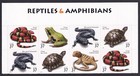 Scott #3818a (3514-3518) Reptiles & Amphibians Title Block of 8 Stamps - MNH