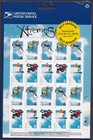 Scott #3324a (3321-3324) Xtreme Sports Sheet of 20 Stamps - Sealed Blue