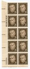 Scott #1289a George Marshall Plate Block of 10 Stamps - MNH P#33964 LL SG