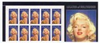 Scott #2967 Marilyn Monroe Plate Block of 10 Stamps - MNH Top