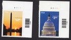 Scott #3472-3473 Capitol Dome & Washington Monument Plate # Stamps MNH