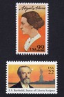 Scott #2146 2147 Abigail Adams F.A. Bartholdi Statue of Liberty Single Stamp MNH