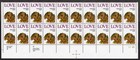 Scott #2202 Puppy Love Plate Block of 20 Stamps - MNH LR