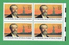 Scott #2147 F.A. Bartholdi Statue of Liberty Block of 4 Stamps - MNH