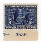 Scott #330 Jamestown Exposition Pocahontas Plate # Single Stamp - MNH P#3556