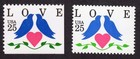 Scott #2440 2441 Love Birds Single Stamps - MNH #5