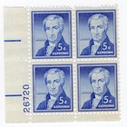 Scott #1038 James Monroe Plate Block of 4 Stamps - MNH P#26720 LL