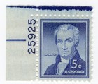 Scott #1038 James Monroe Plate # Single Stamp - MNH P#25925 UL VF/XF