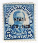 Scott #648 Teddy Roosevelt Hawaii Overprint Single Stamp - MNH VF/XF