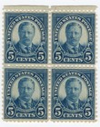Scott #557 Teddy Roosevelt Block of 4 Stamps - MNH