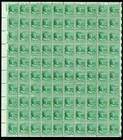 Scott #818 Millard Fillmore Sheet of 100 Stamps - MNH P#22075