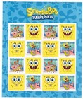 USPS SpongeBob SquarePants Sheet of 16 Forever Stamps (6028a)