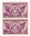 Scott #775 Michigan Centenary Vertical Pair of Stamps - MNH