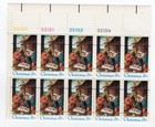 Scott #1414a Nativity Precancel Plate Block of 10 Stamps - MNH