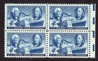 Scott #947 Washington & Franklin Centenary Block 4 Stamps - MNH