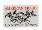 Scott #1252 American Music Single Stamp - MNH