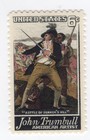 Scott #1361 Bunker Hill Trumbull Single Stamp - MNH