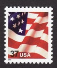 Scott #3629F Waving Flag Single Stamp - MNH