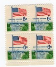 Scott #1338 Flag Over White House Block of 4 Stamps - MNH w/selvage