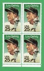 Scott #2417 Lou Gehrig Block of 4 Stamps - MNH