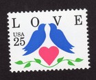 Scott #2440 Love Birds Single Stamp - MNH