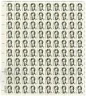 Scott #1861 Thomas H. Gallaudet Sheet of 100 Stamps - MNH P#2 UL