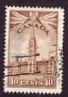 Canada #257 Parliament Buildings Single Stamp - used