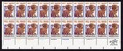 Scott #1801 Will Rogers Plate Block of 20 Stamps - MNH LL